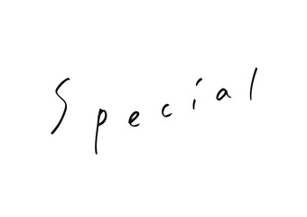 Special　手書き文字