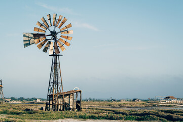 Salt exploitation at Praia Seca, Rio de Janeiro, Brasil