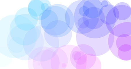 Colorful background in circles, perfect for slides creation