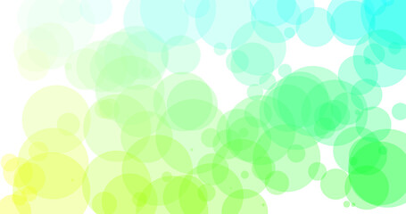 Colorful background in circles, perfect for slides creation