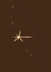 Abstraction with the image of waves for the design of banners, posters, invitations, design