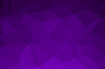 Fototapeta premium Purple vivid vector texture with triangular style. Illustration with set of colorful