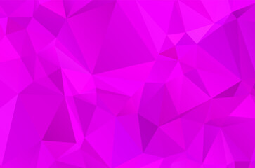 Purple vivid  vector texture with triangular style. Illustration with set of colorful