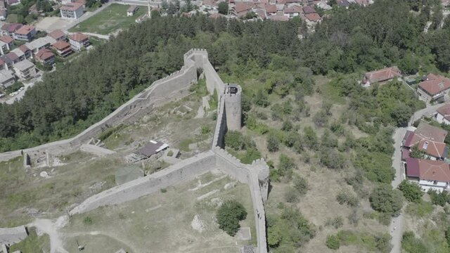 Flight over Samoil castle Ohrid- Macedonia