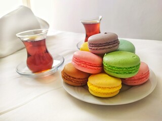 macaroons on a plate