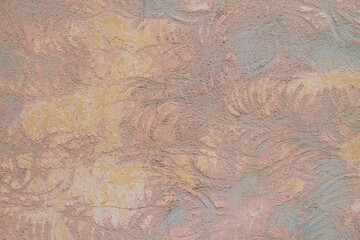 Wall texture in putty and paint. The old wall. Abstraction background.