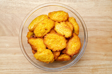 Top view of a traditional Panamanian recipe known as 