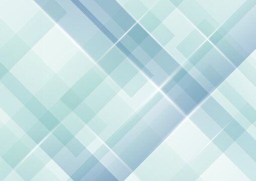 Abstract Light Blue Stripes Diagonal Overlapping Pattern Background