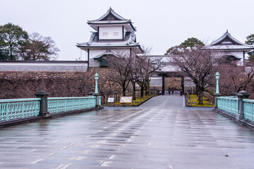 金沢城公園石川門と石川櫓