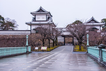 金沢城公園石川門と石川櫓