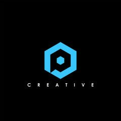 P Letter Initial Logo Design Template Vector Illustration