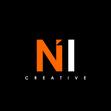 N1 Letter Initial Logo Design Template Vector Illustration