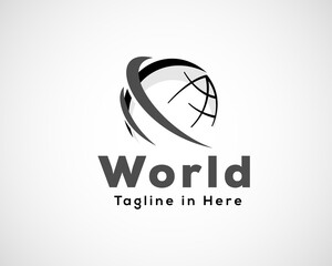 Creative Globe, world, earth Concept Logo symbol Design Template