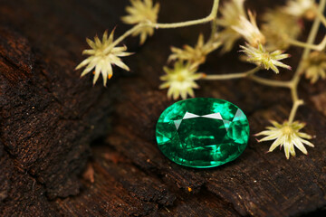 Emerald Gemstone Beauty Shot background