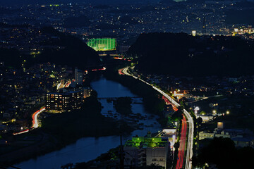 夜景の写真