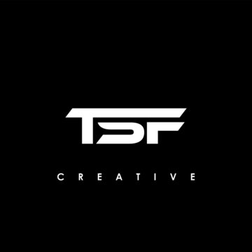 TSF Letter Initial Logo Design Template Vector Illustration