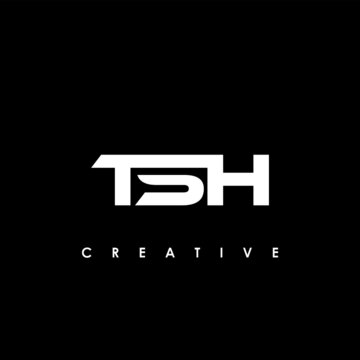 TSH Letter Initial Logo Design Template Vector Illustration