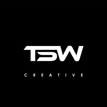TSW Letter Initial Logo Design Template Vector Illustration