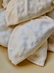 아시아 전통음식 냉동만두 
