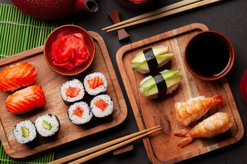Japanese sushi set