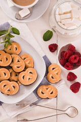 Chocolate Pretzel Cookies. 