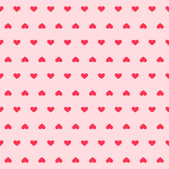 Seamless pattern with hearts. Holiday background. For design packaging, textile, wallpaper, design postcards and posters.