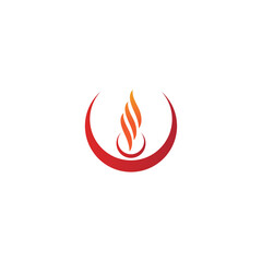 Torch  Logo Template vector symbol