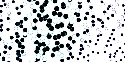 Dark Pink, Blue vector texture with disks.