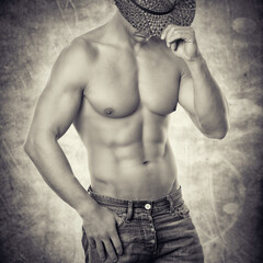 muskul&ouml;ser Mann