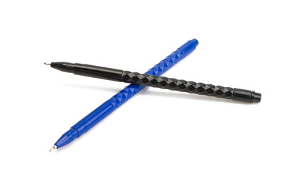 colored pens isolated