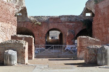 Pozzuoli - Ruderi dell'Anfiteatro Flavio - obrazy, fototapety, plakaty
