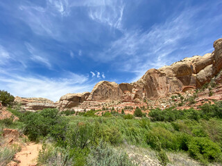 Fototapeta premium red rocks and sky