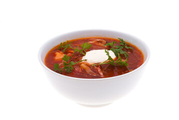 red borscht isolated