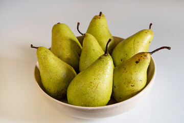 Small group of fresh pears