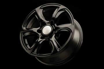 black matte powerful alloy wheels for suv class cars