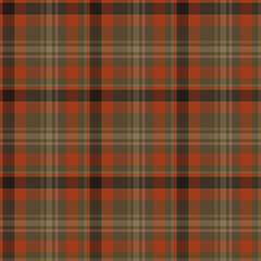 Plaid seamless pattern. Vector background of textile ornament. Flat fabric design.