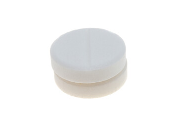 white pill isolated