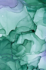 Naklejka premium Alcohol ink art.Mixing liquid paints. Modern, abstract colorful background, wallpaper. Marble texture.Translucent colors