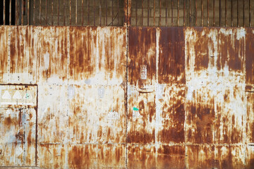 close up of rust steel texture for background 