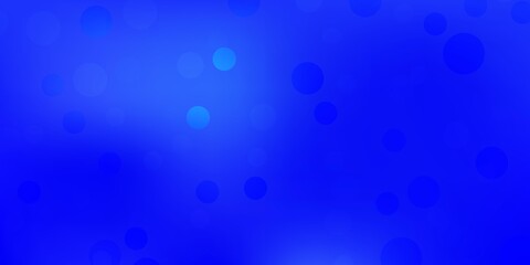 Dark blue vector backdrop with dots.