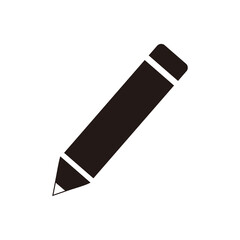 Pencil icon vector illustration sign