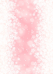 【桜の背景画像素材】ホワホワした桜の背景【春のイメージに】