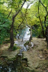 View of Kursunlu Waterfalls in Antalya district of Turkey.