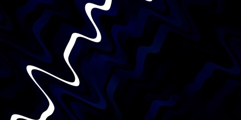 Dark BLUE vector background with bows.
