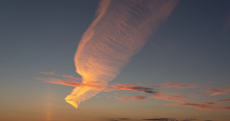 Sky replacement material