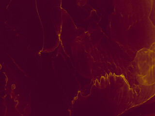 Bright Wall Colour. Water Paint Splashes. Yellow