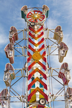 Empty Amusement Park Ride