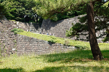 汐見坂（皇居：皇居東御苑）