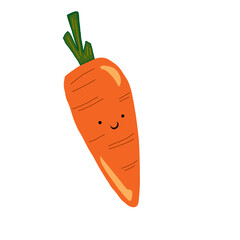  cute smiling carrot