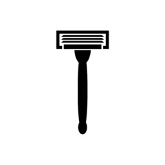 Shaving Safety Razor icon isolated on white background